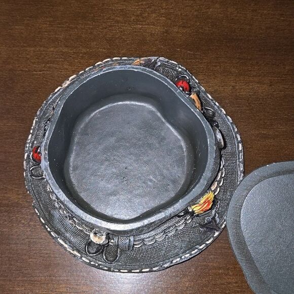 FISHING HAT TRINKET JEWELRY BOX - Picture 6 of 8